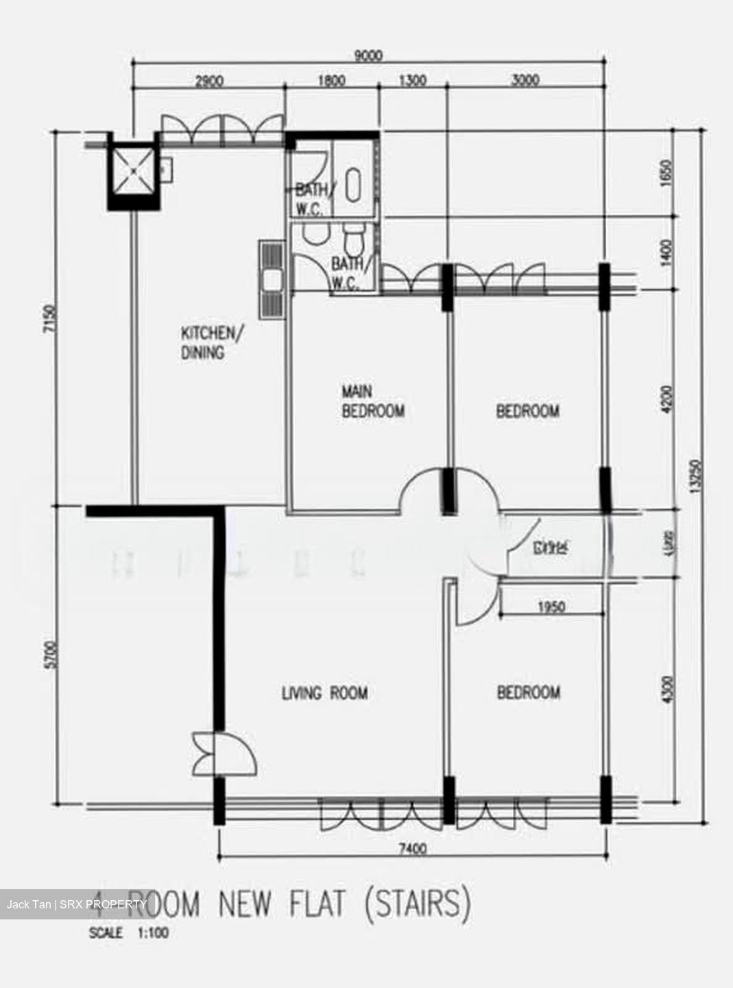 Blk 332 Clementi Avenue 2 (Clementi), HDB 4 Rooms #593473681